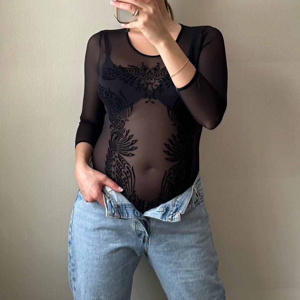 Sheer bodysuit